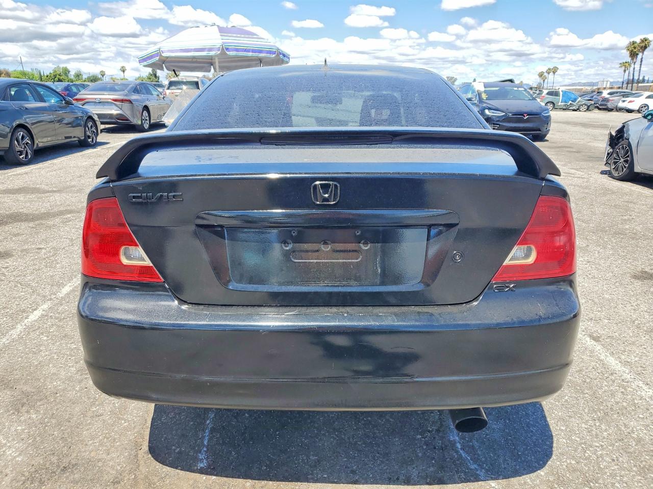 2001 Honda Civic Si Black vin: 1HGEM22971L088516
