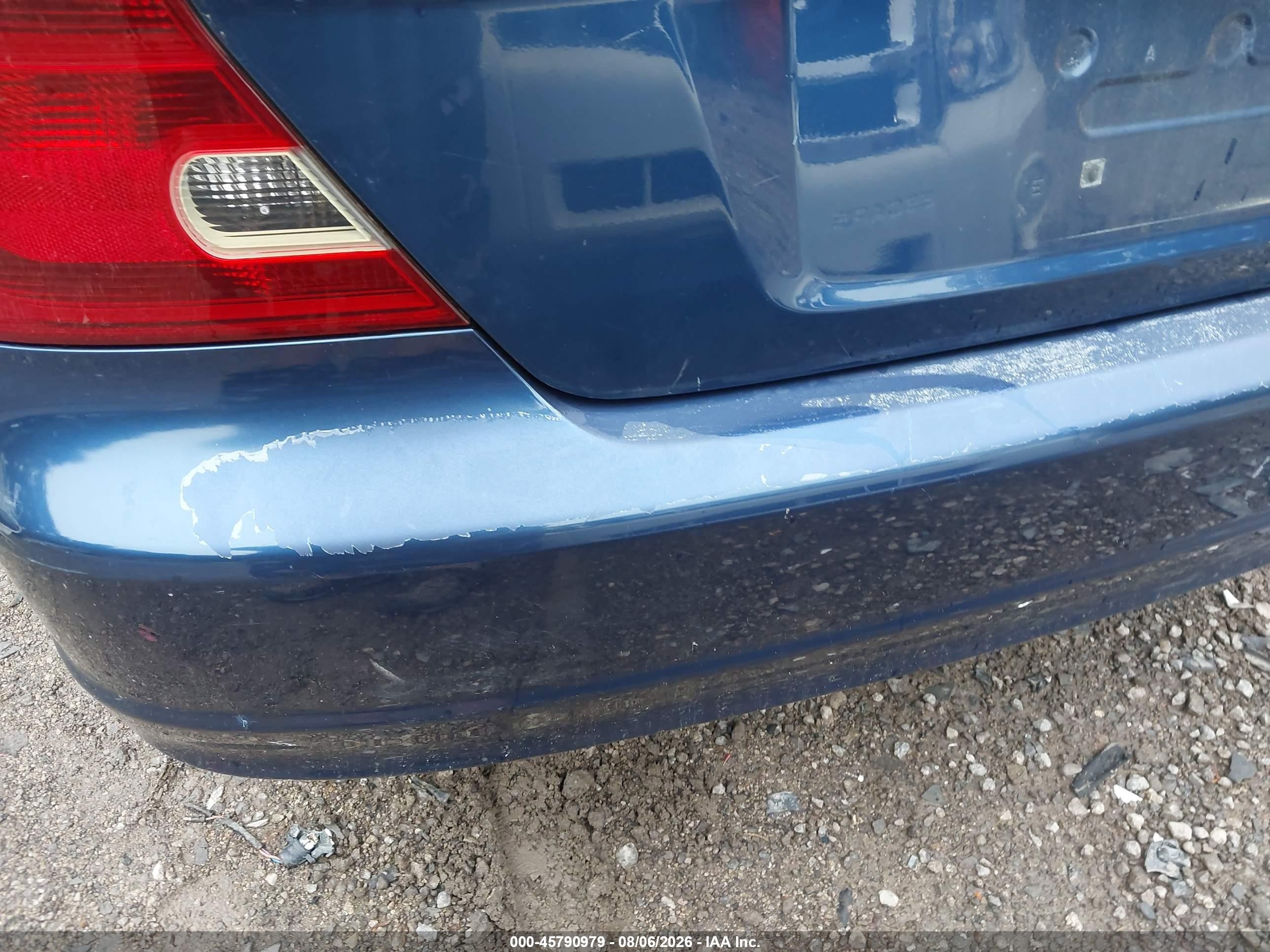2003 Honda Civic Ex Blue vin: 1HGEM22973L061206