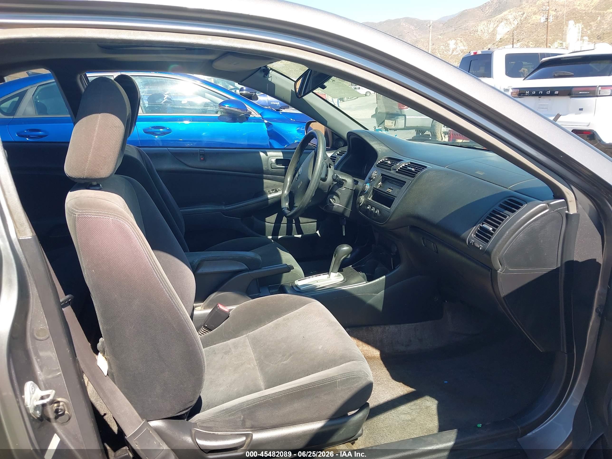 2004 Honda Civic Ex Серый vin: 1HGEM22974LO53253