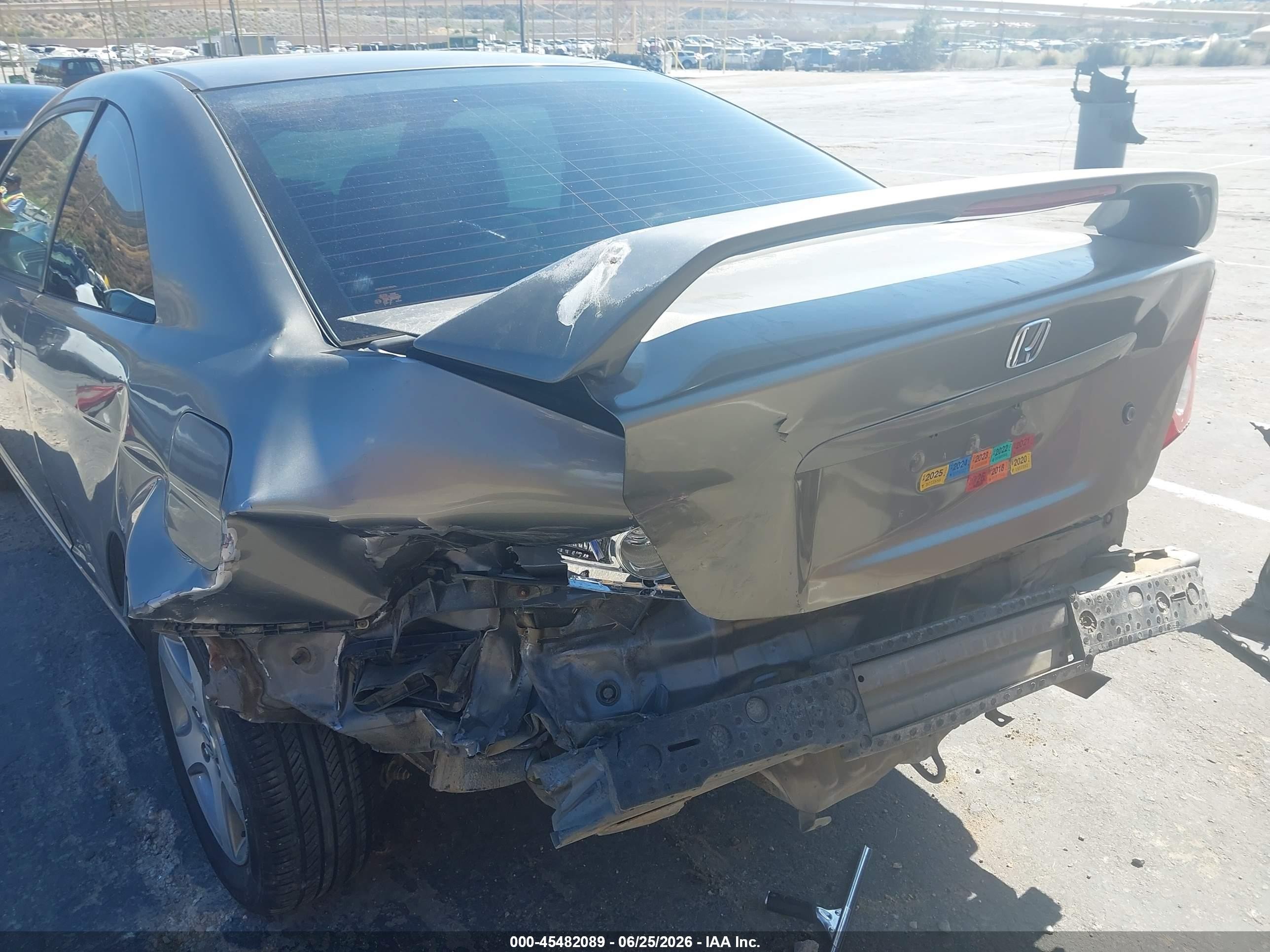 2004 Honda Civic Ex Серый vin: 1HGEM22974LO53253