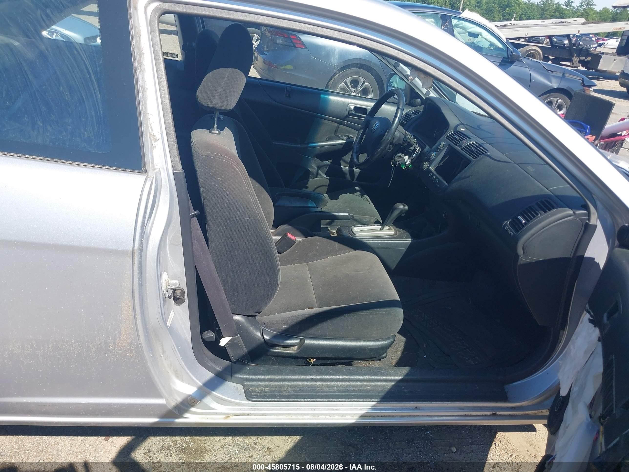 2005 Honda Civic Ex Silver vin: 1HGEM22975L049270
