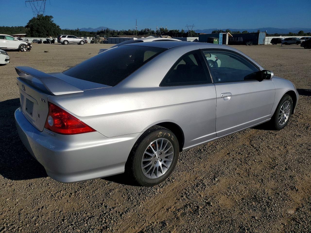 2005 Honda Civic Ex Серебряный vin: 1HGEM22975L050161