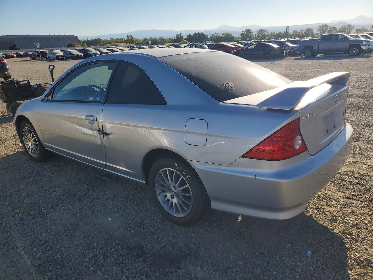 2005 Honda Civic Ex Серебряный vin: 1HGEM22975L050161