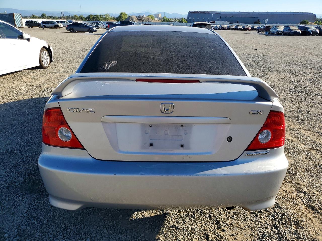2005 Honda Civic Ex Серебряный vin: 1HGEM22975L050161