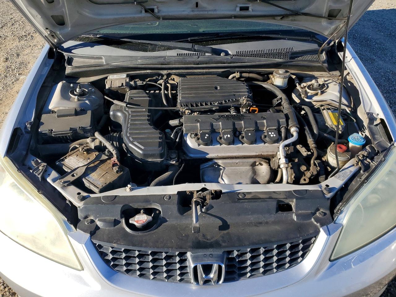 2005 Honda Civic Ex Серебряный vin: 1HGEM22975L050161