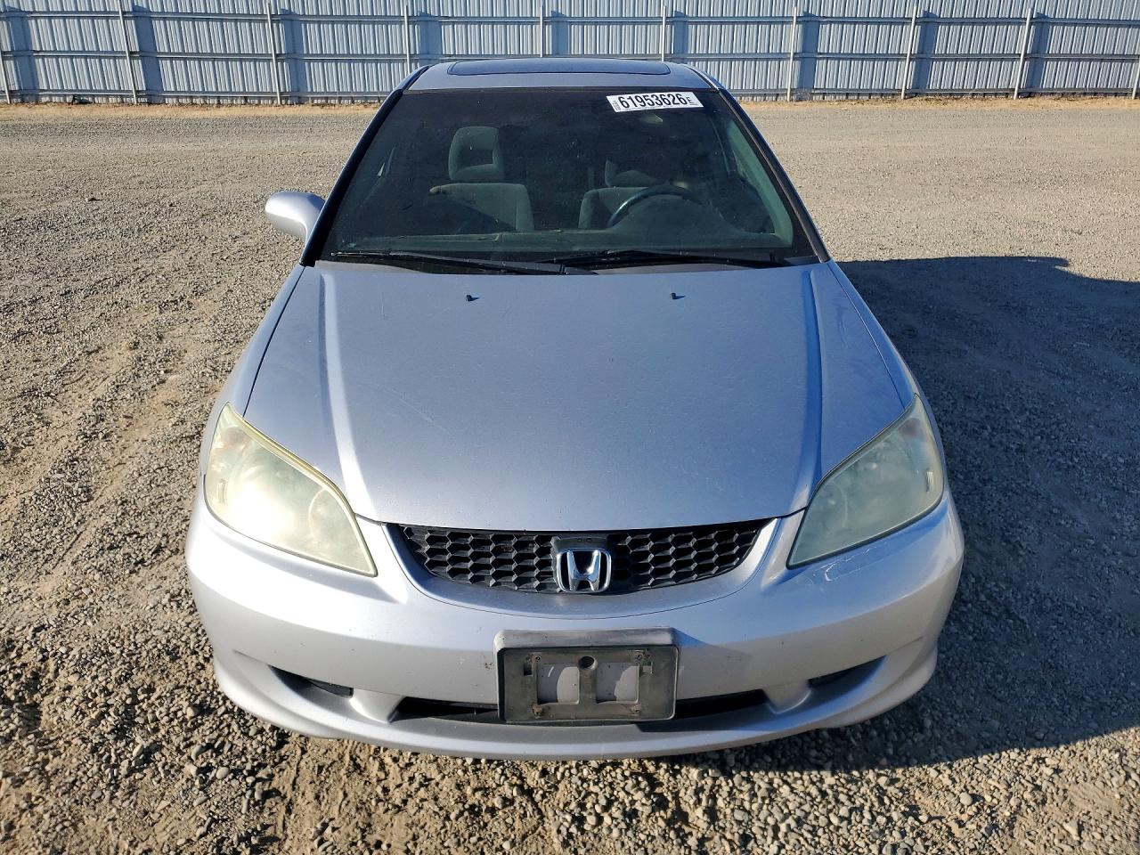 2005 Honda Civic Ex Серебряный vin: 1HGEM22975L050161
