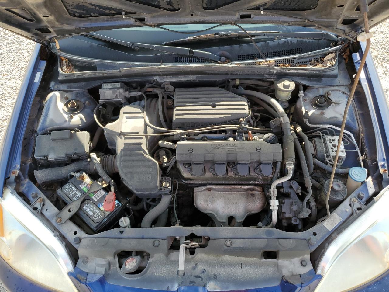 2003 Honda Civic Ex Blue vin: 1HGEM22983L005310