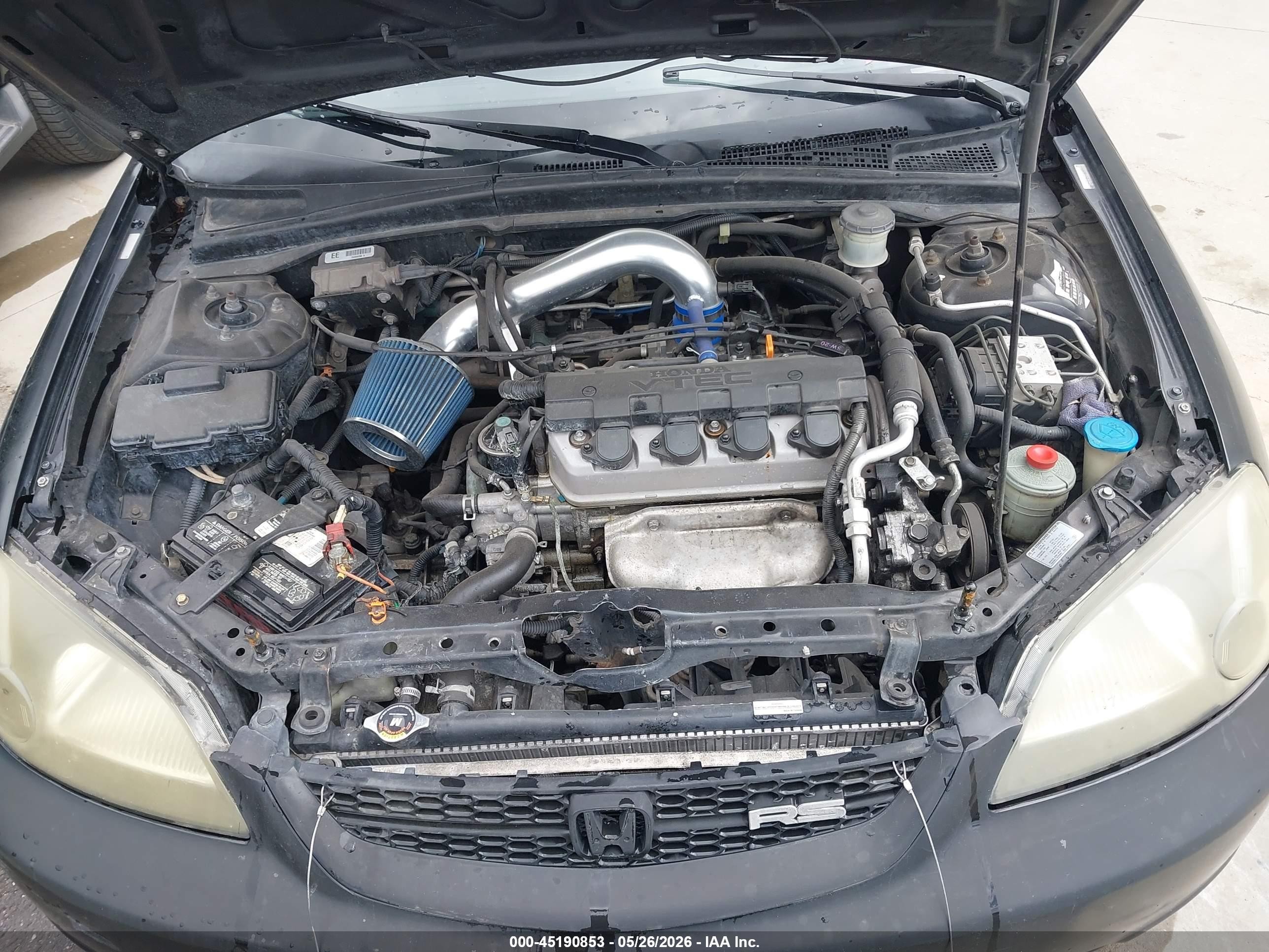 2003 Honda Civic Ex Black vin: 1HGEM22983L029865