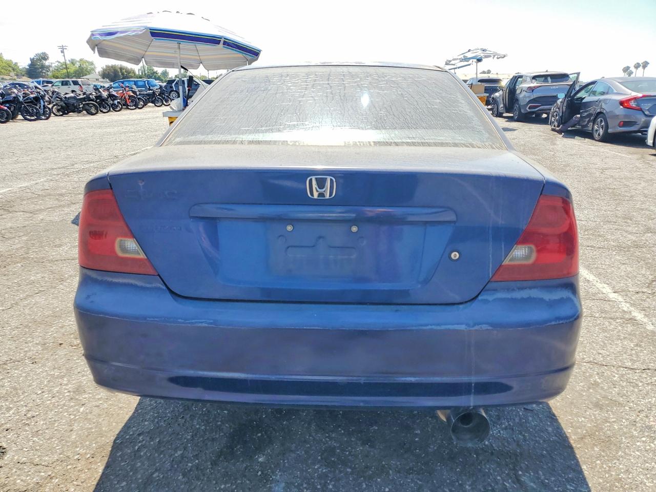 2003 Hond Civic Blue vin: 1HGEM22983L069914