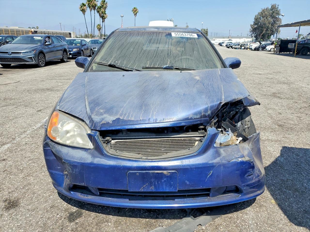 2003 Hond Civic Blue vin: 1HGEM22983L069914