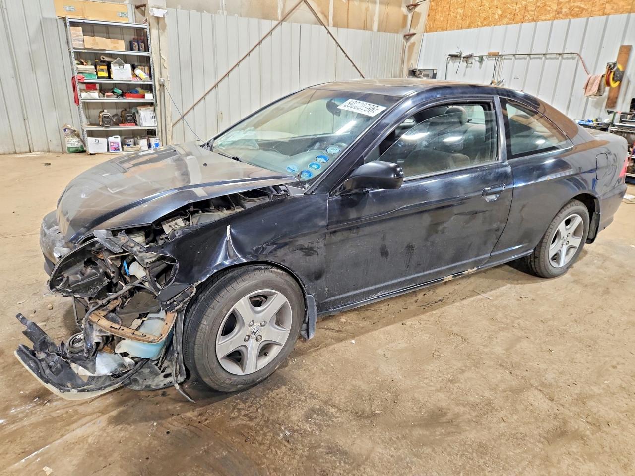 2004 Honda Civic Ex Black vin: 1HGEM22984L002456