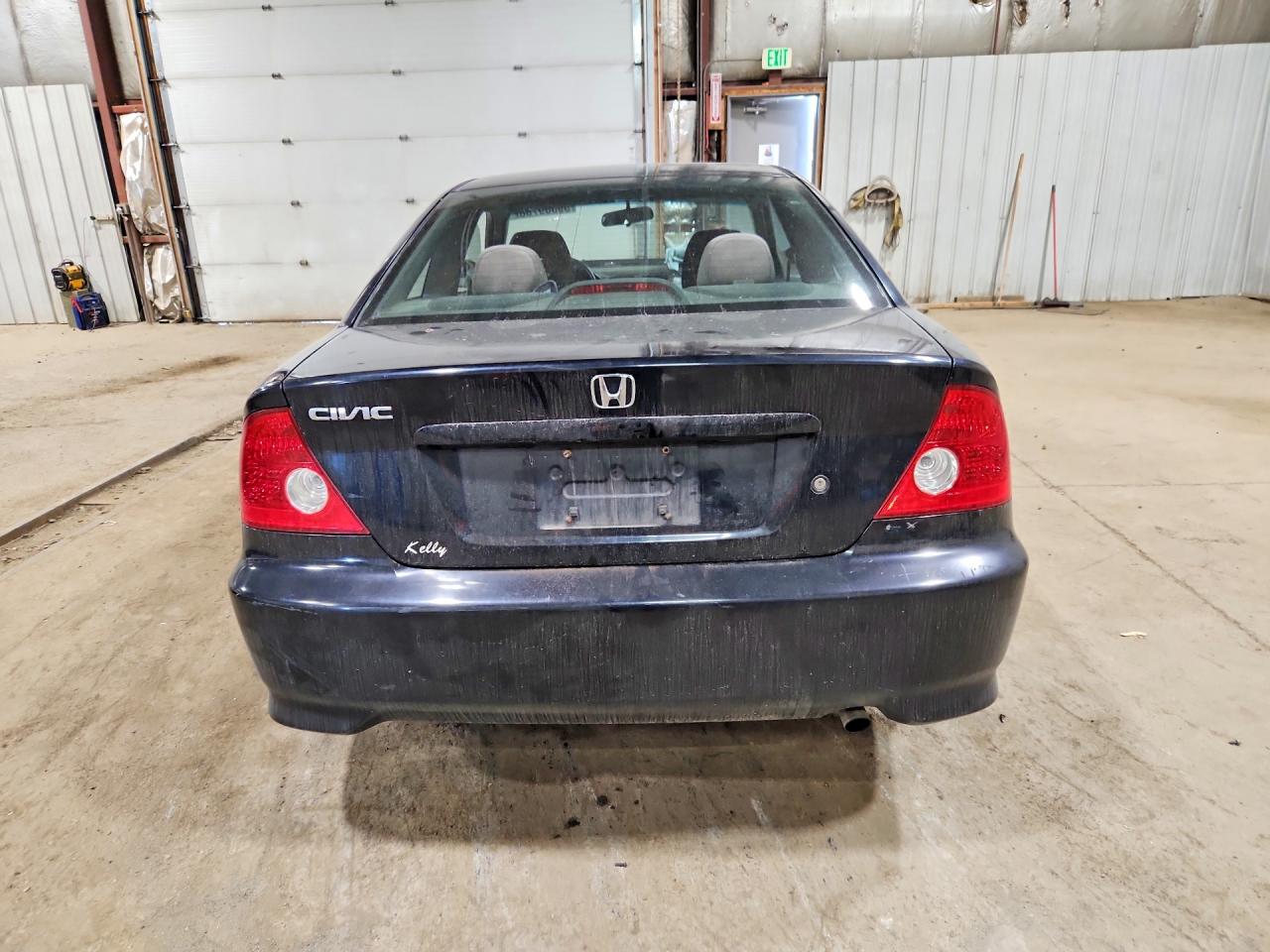 2004 Honda Civic Ex Черный vin: 1HGEM22984L002456