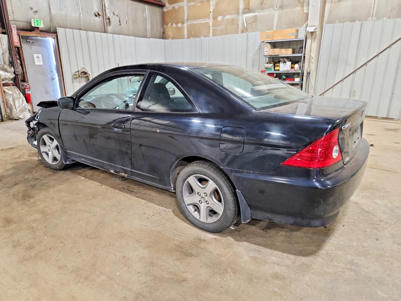 2004 Honda Civic Ex Черный vin: 1HGEM22984L002456