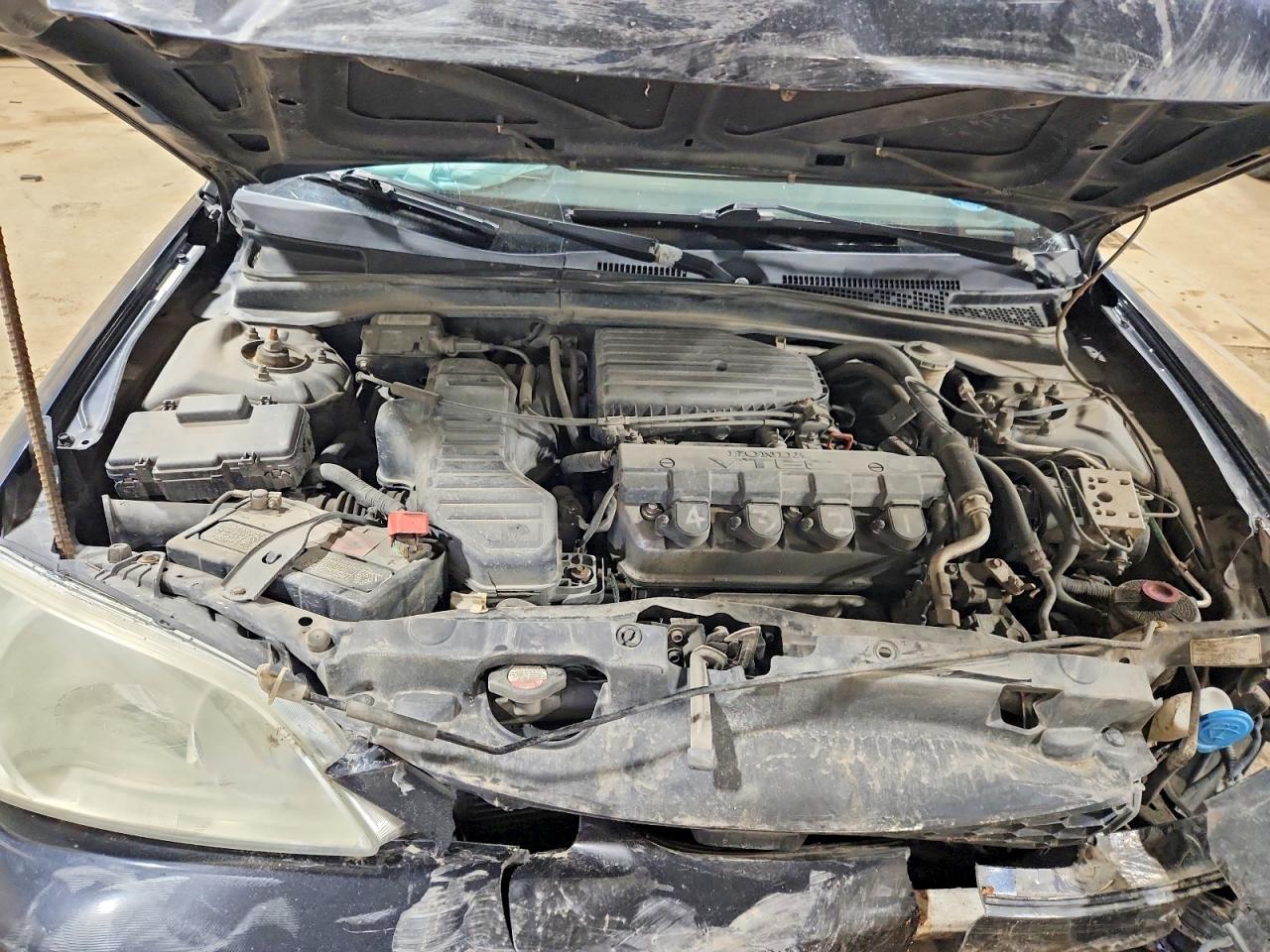2004 Honda Civic Ex Черный vin: 1HGEM22984L002456