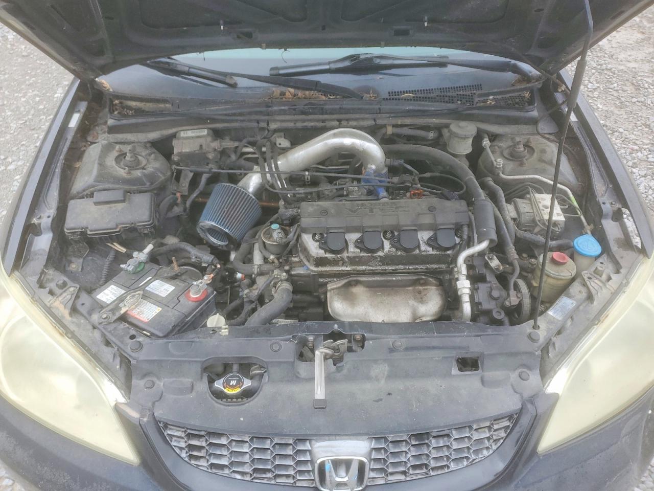 2004 Honda Civic Ex Black vin: 1HGEM22984L013862