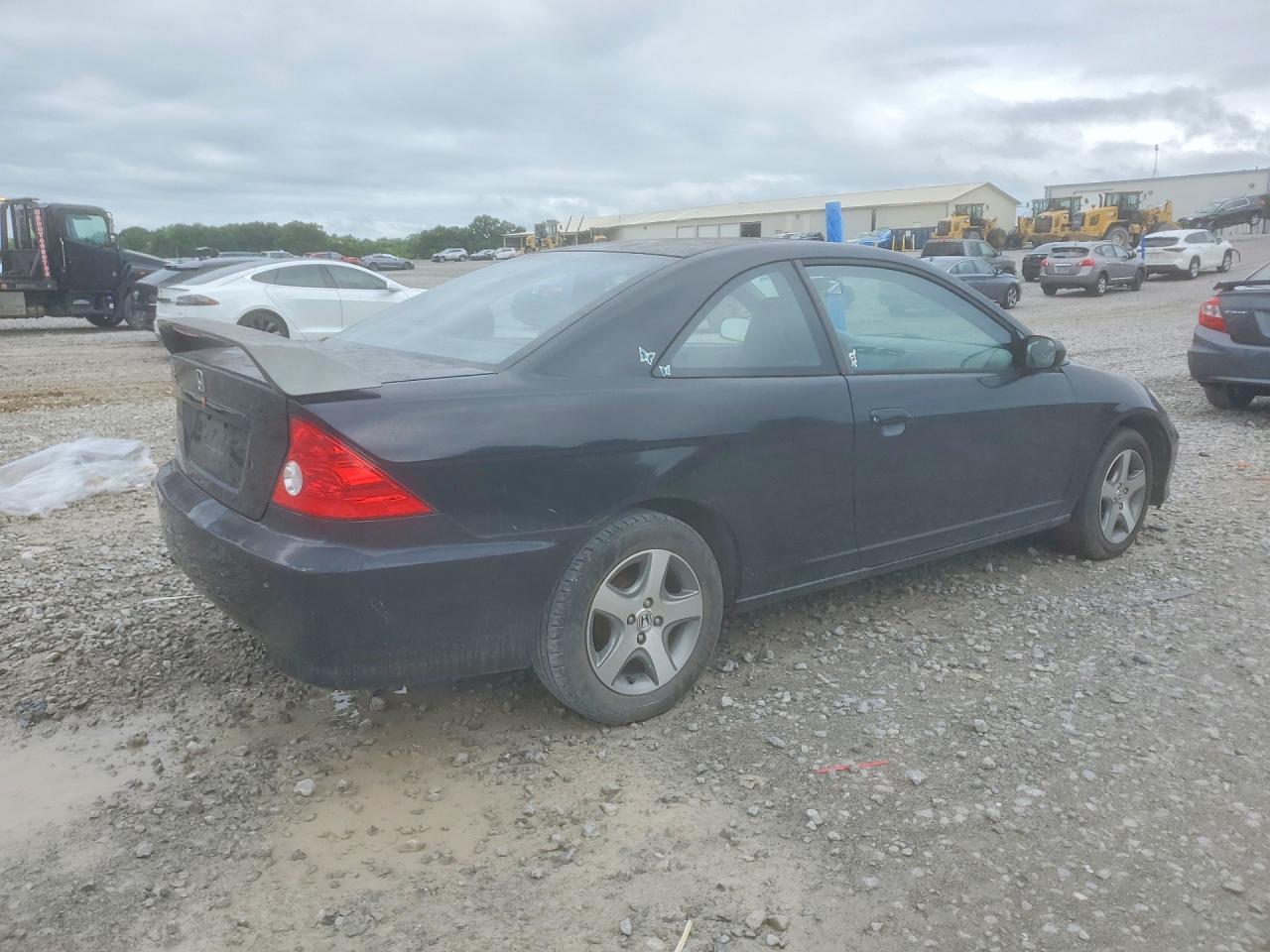 2004 Honda Civic Ex Black vin: 1HGEM22984L013862