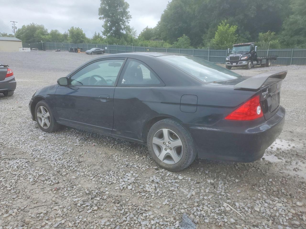2004 Honda Civic Ex Black vin: 1HGEM22984L013862