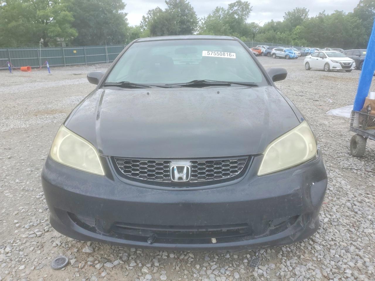 2004 Honda Civic Ex Black vin: 1HGEM22984L013862