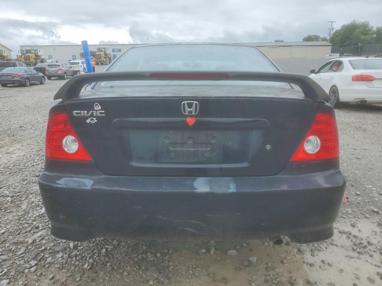 2004 Honda Civic Ex Black vin: 1HGEM22984L013862