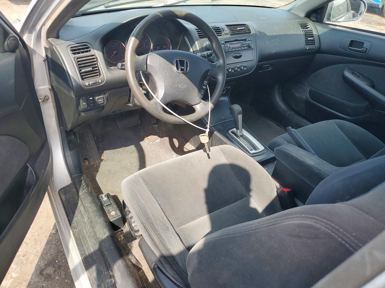 2004 Honda Civic Ex Silver vin: 1HGEM22984L053018