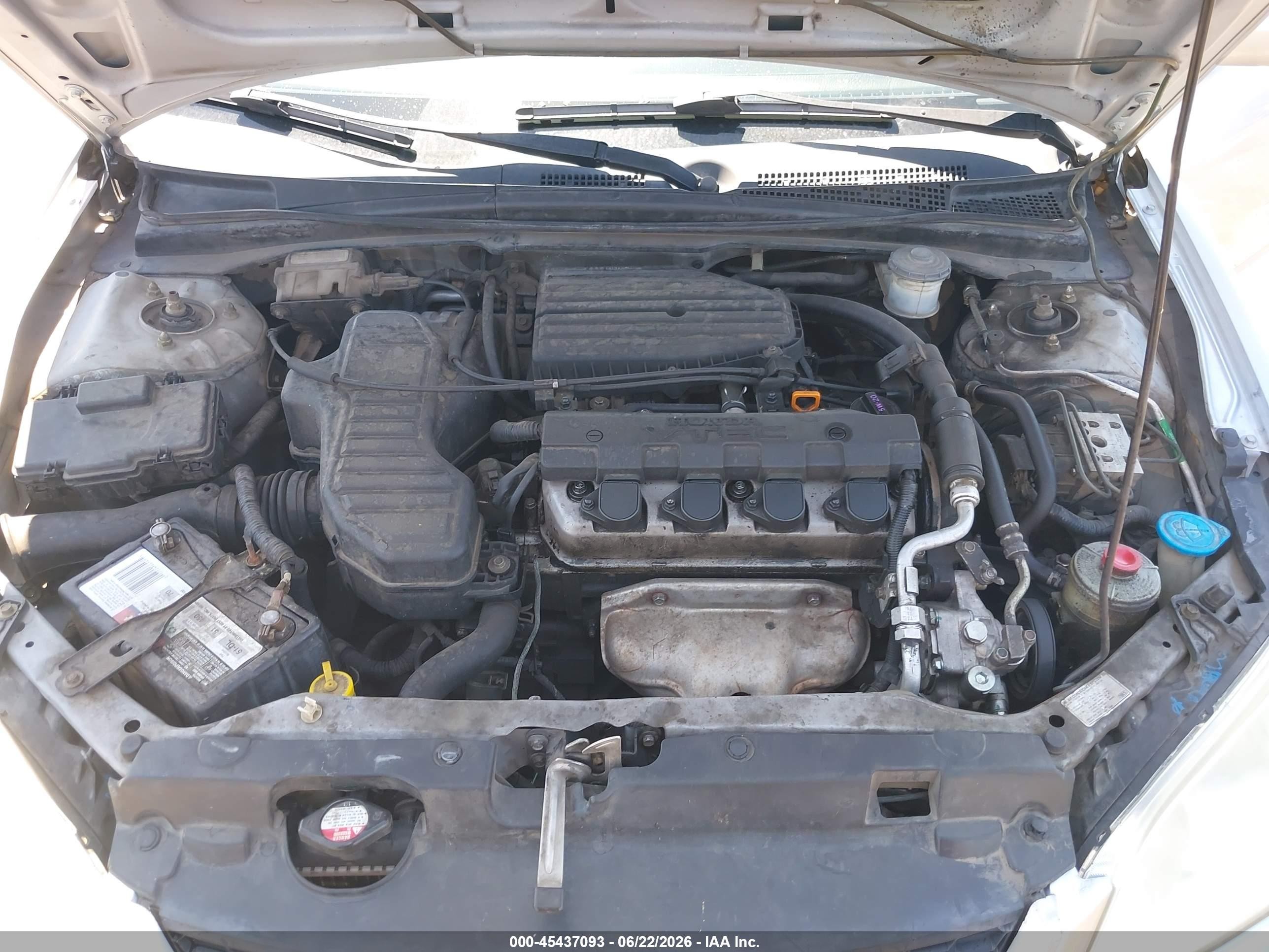 2005 Honda Civic Ex Silver vin: 1HGEM22985L013412