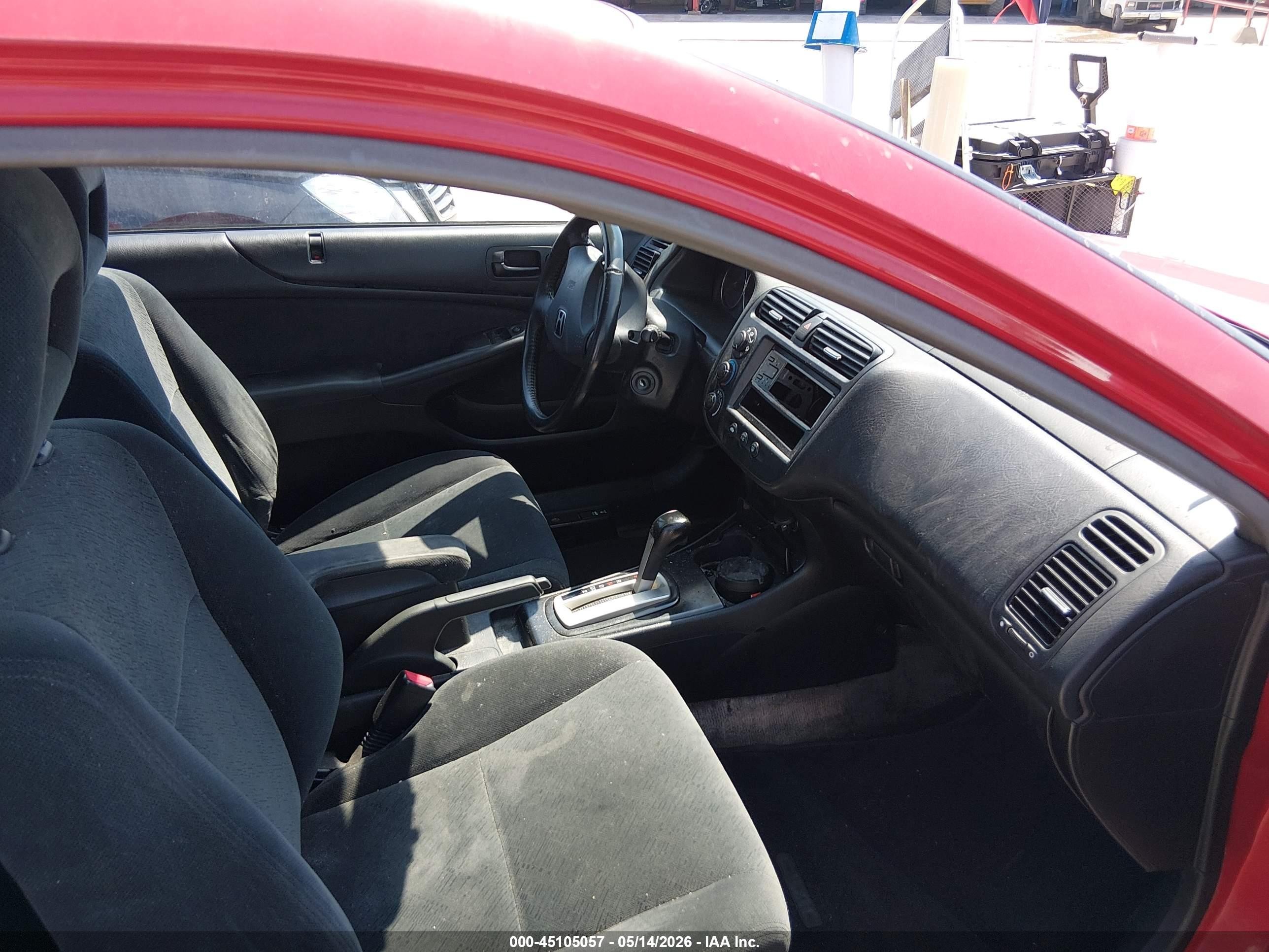 2005 Honda Civic Ex Red vin: 1HGEM22985L015791