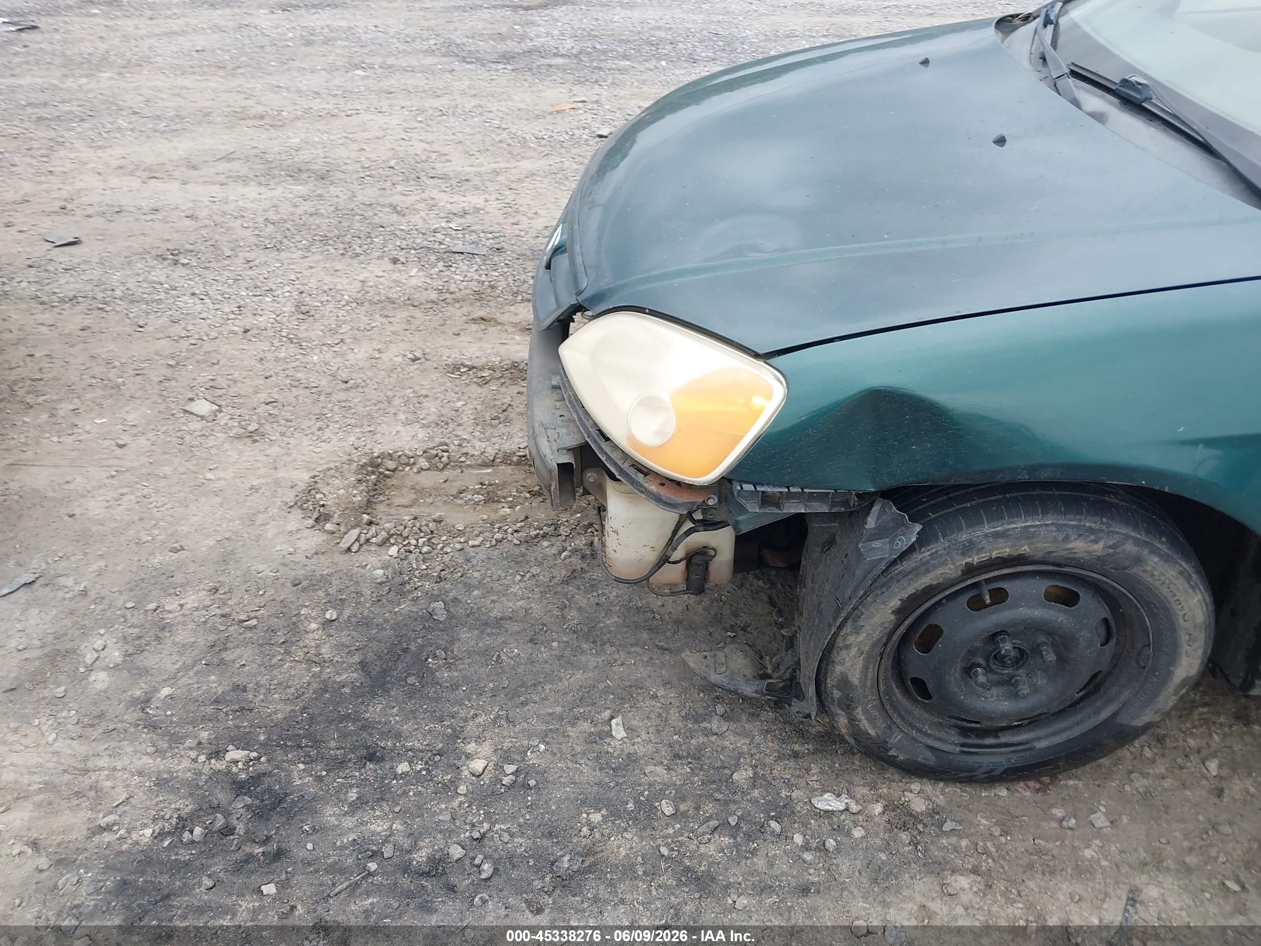 2001 Honda Civic Ex Green vin: 1HGEM22991L025899