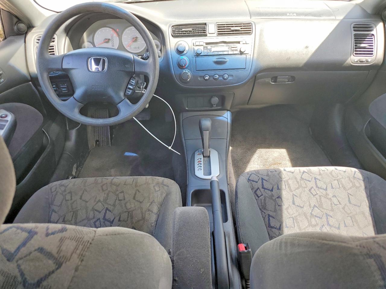 2002 Honda Civic Ex Silver vin: 1HGEM22992L058368