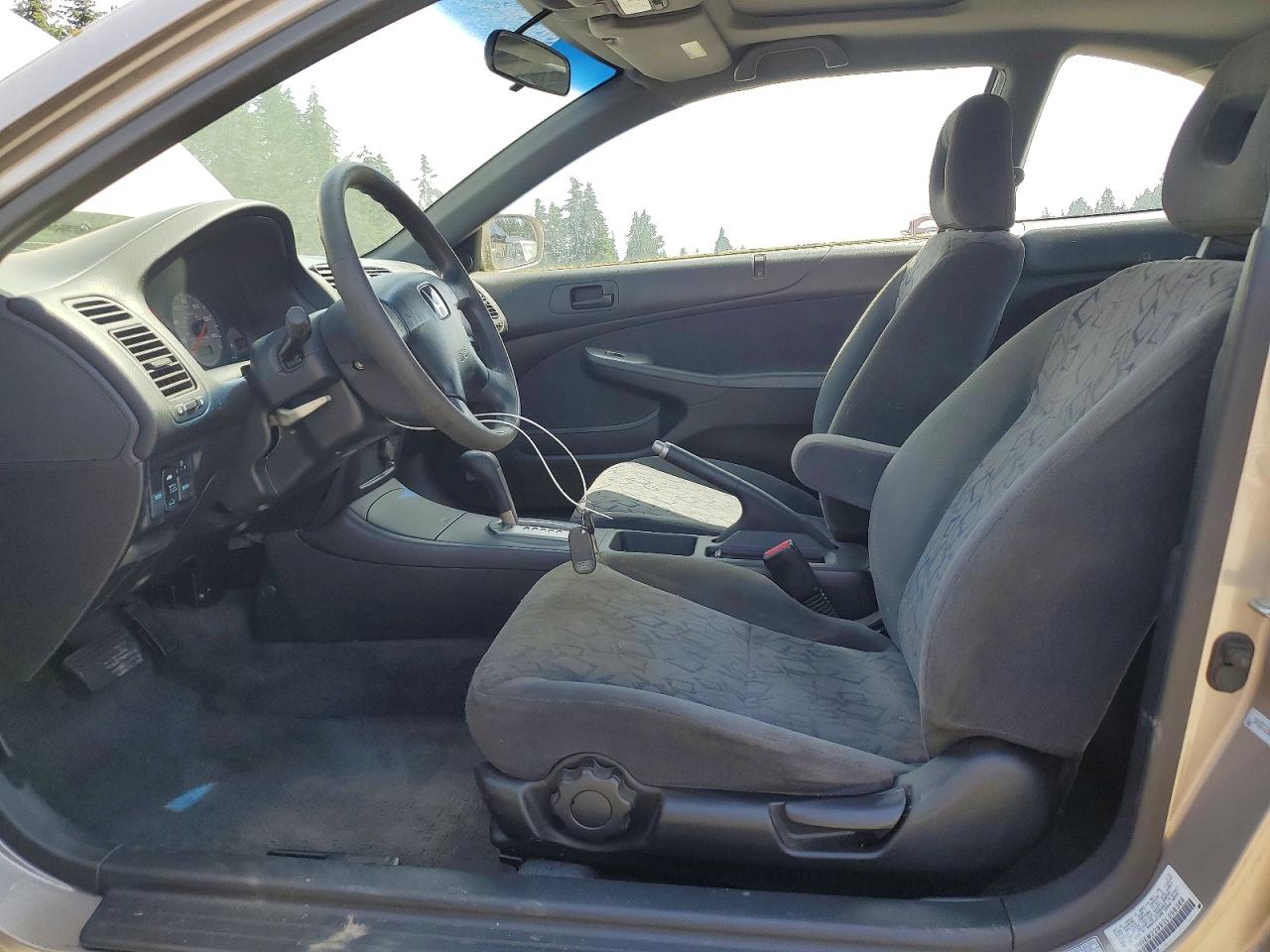 2002 Honda Civic Ex Silver vin: 1HGEM22992L058368