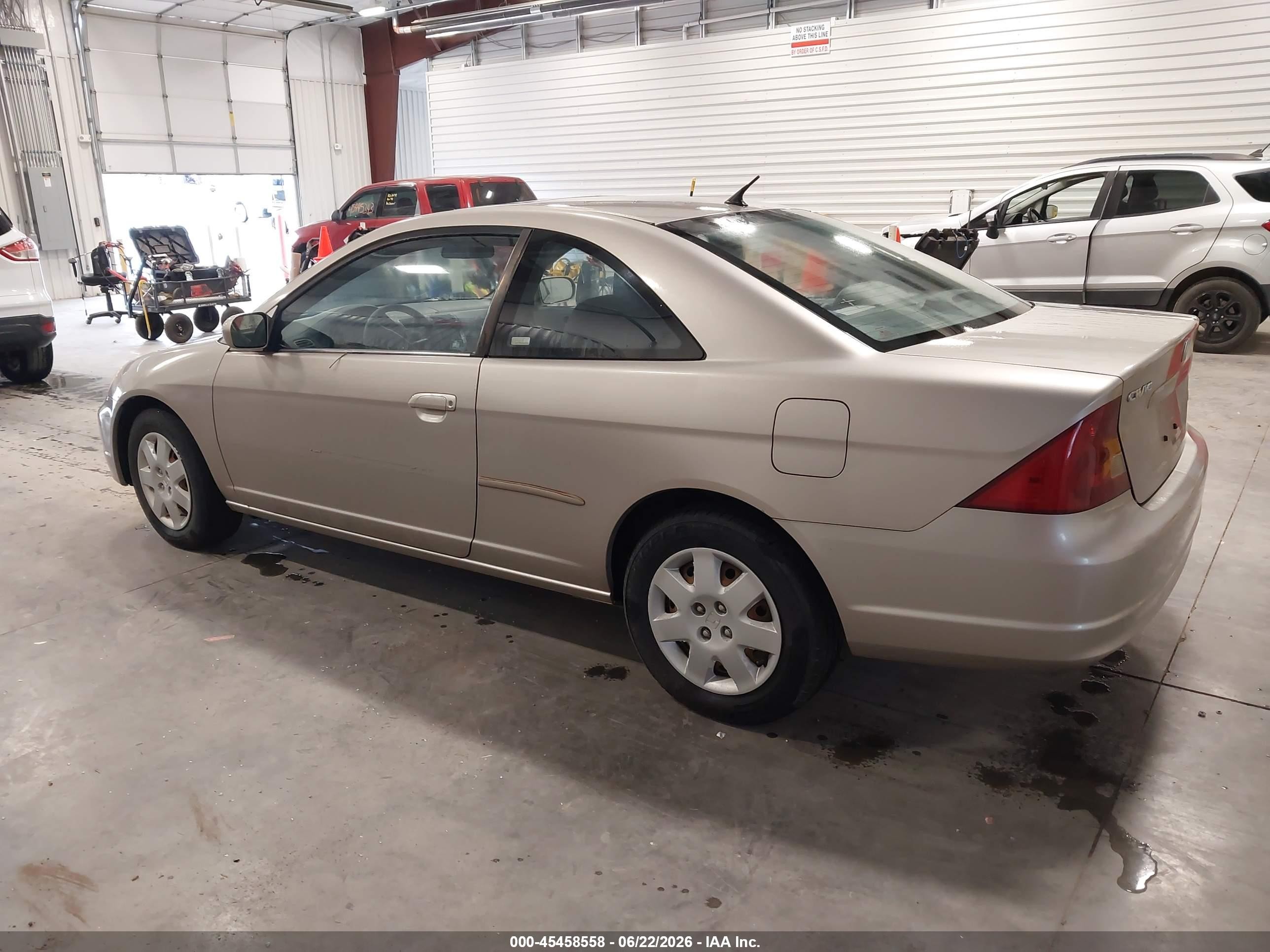 2002 Honda Civic Ex Champagne vin: 1HGEM22992L068012