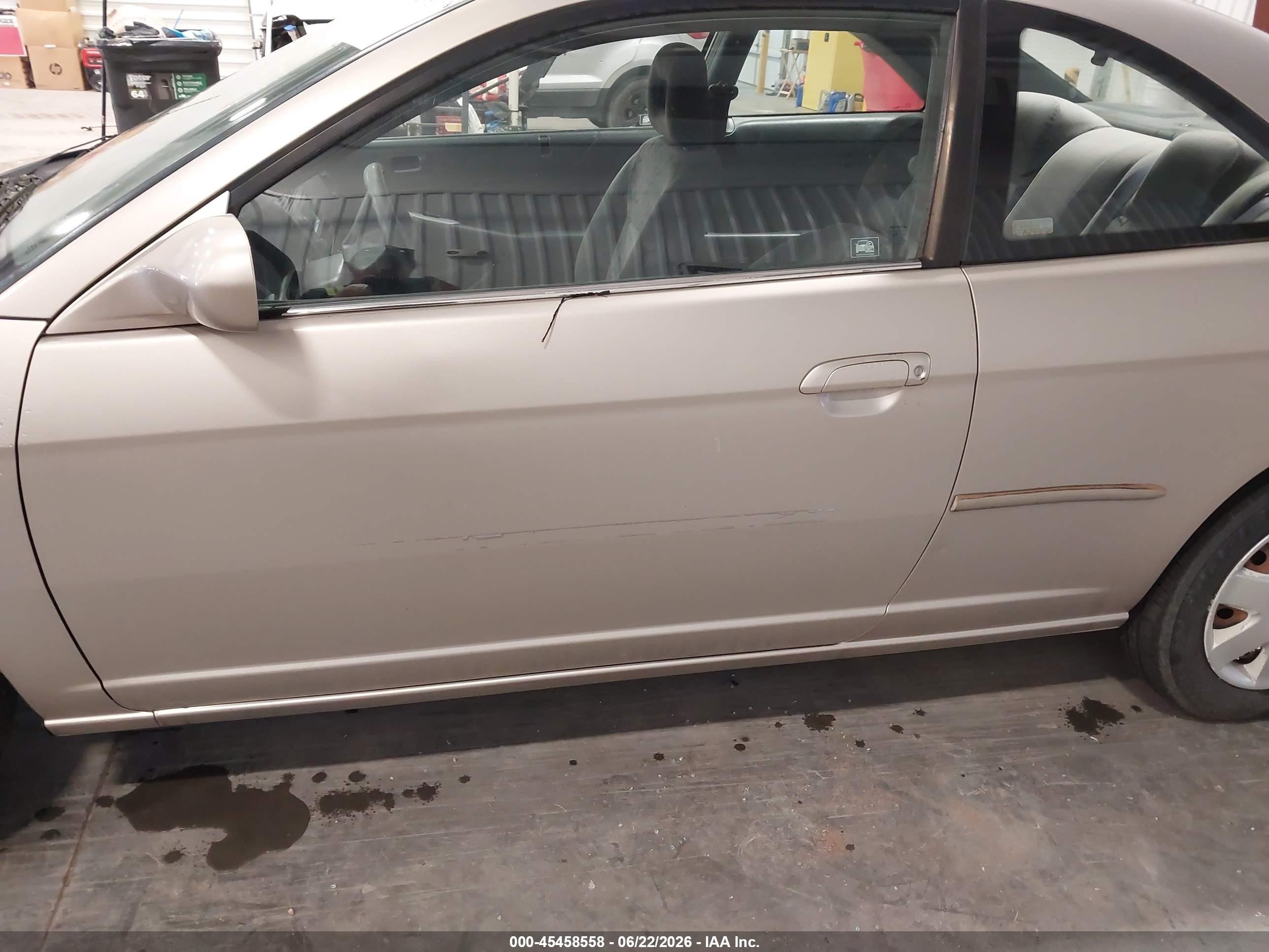 2002 Honda Civic Ex Champagne vin: 1HGEM22992L068012