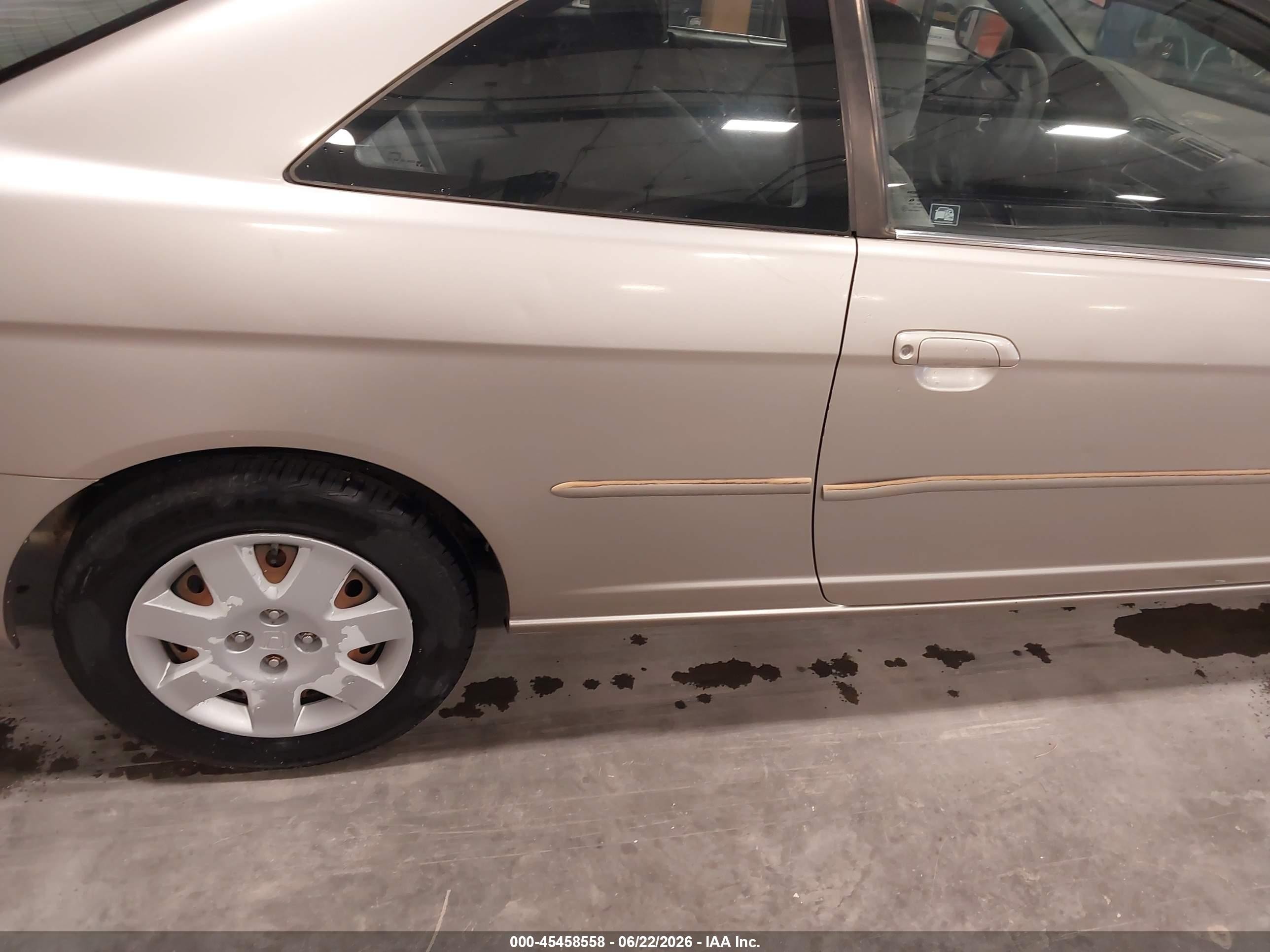 2002 Honda Civic Ex Champagne vin: 1HGEM22992L068012