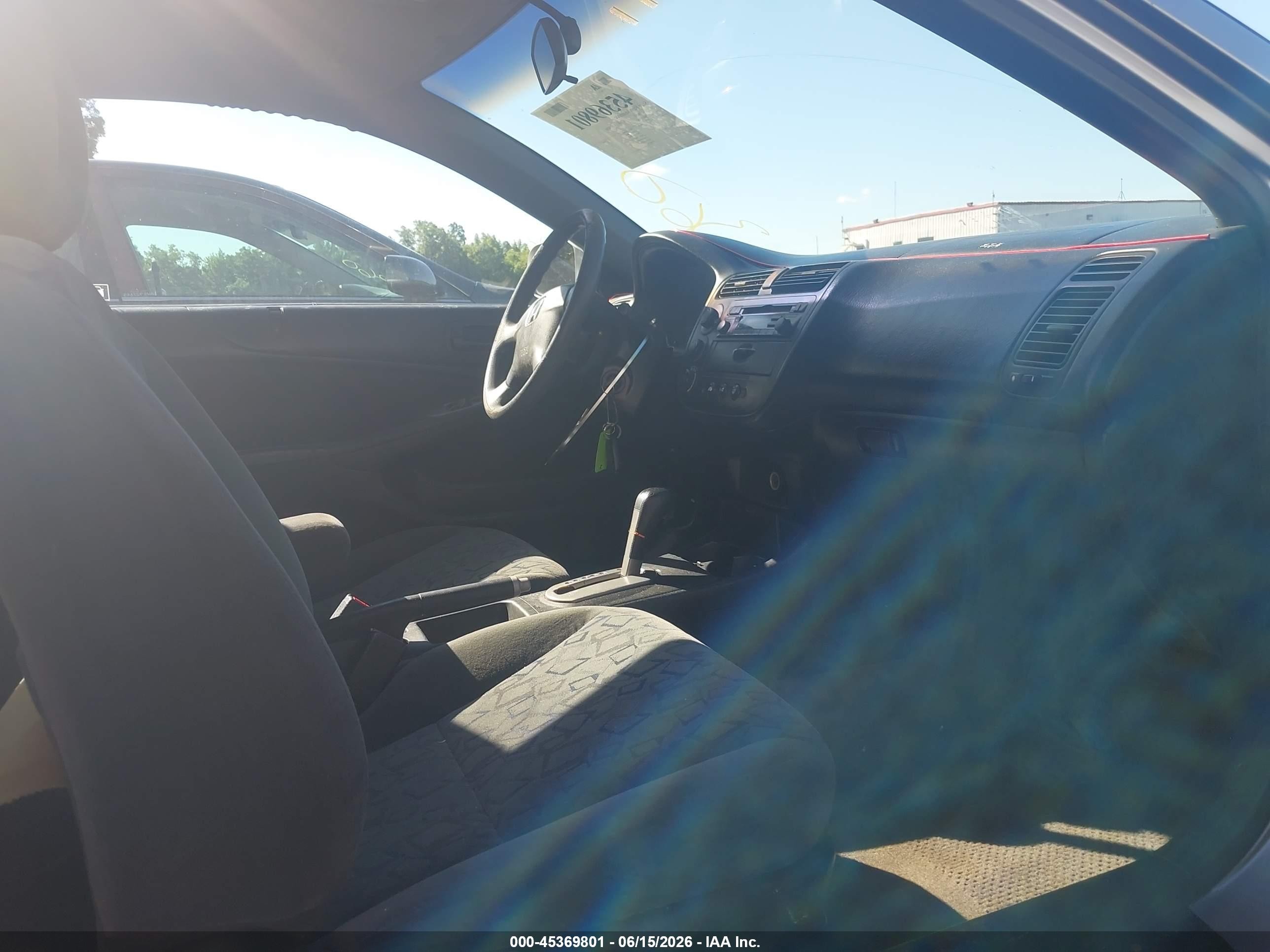 2002 Honda Civic Ex Silver vin: 1HGEM22992L105186