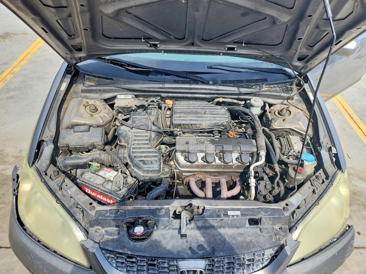 2004 Honda Civic Ex Gray vin: 1HGEM22994L007830