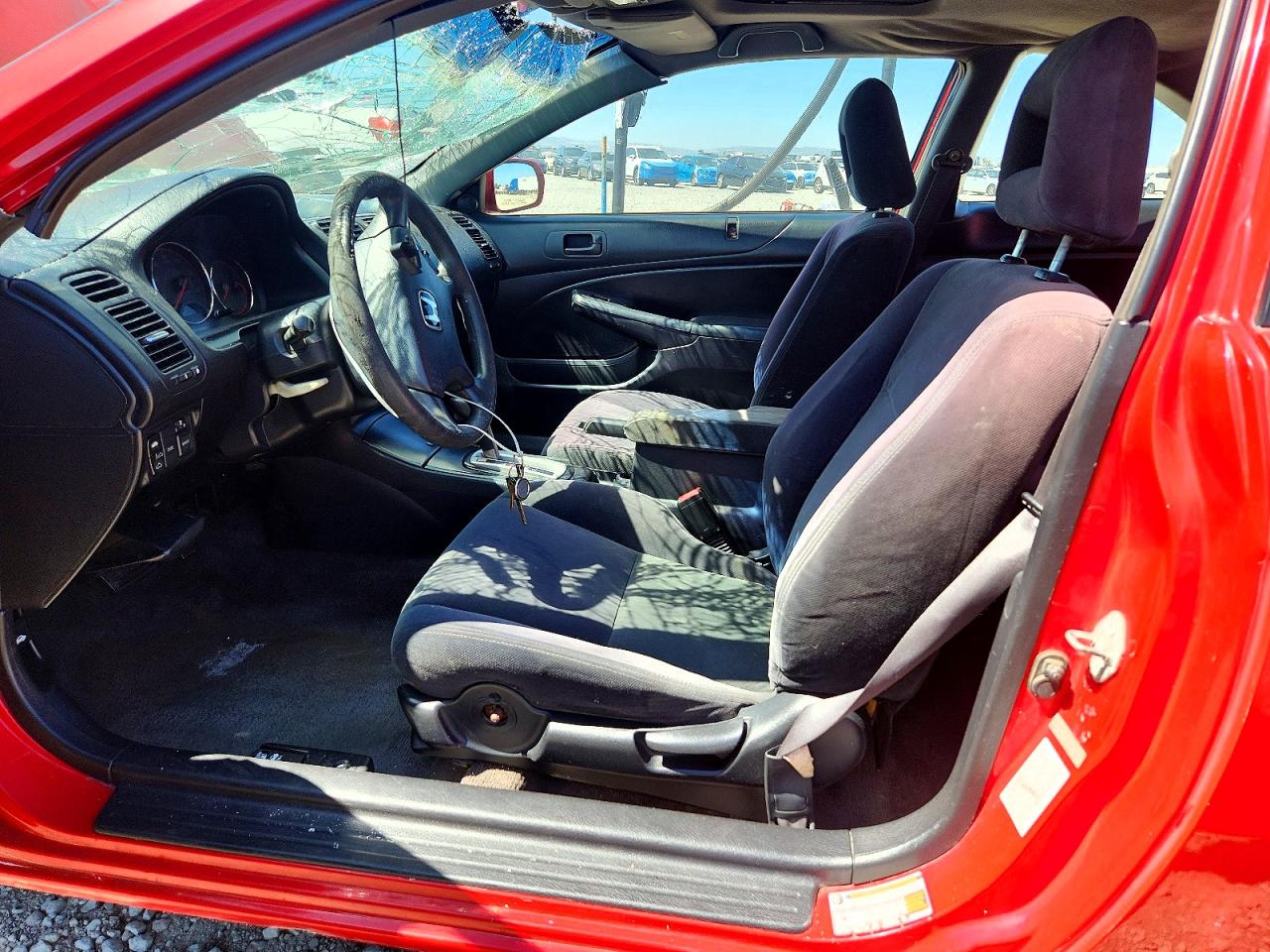 2004 Honda Civic Ex Red vin: 1HGEM22994L046157