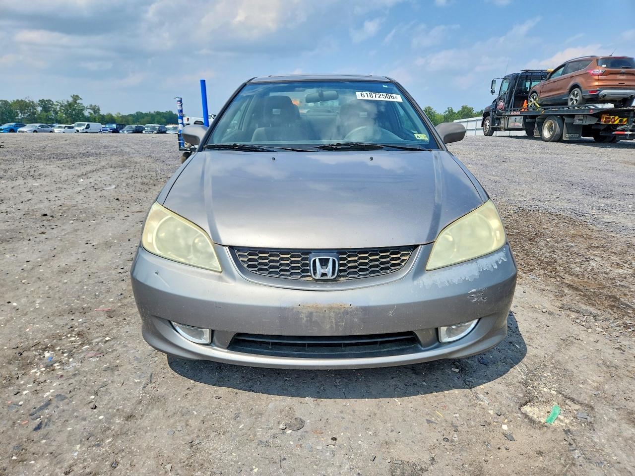 2004 Honda Civic Ex Серый vin: 1HGEM22994L054503