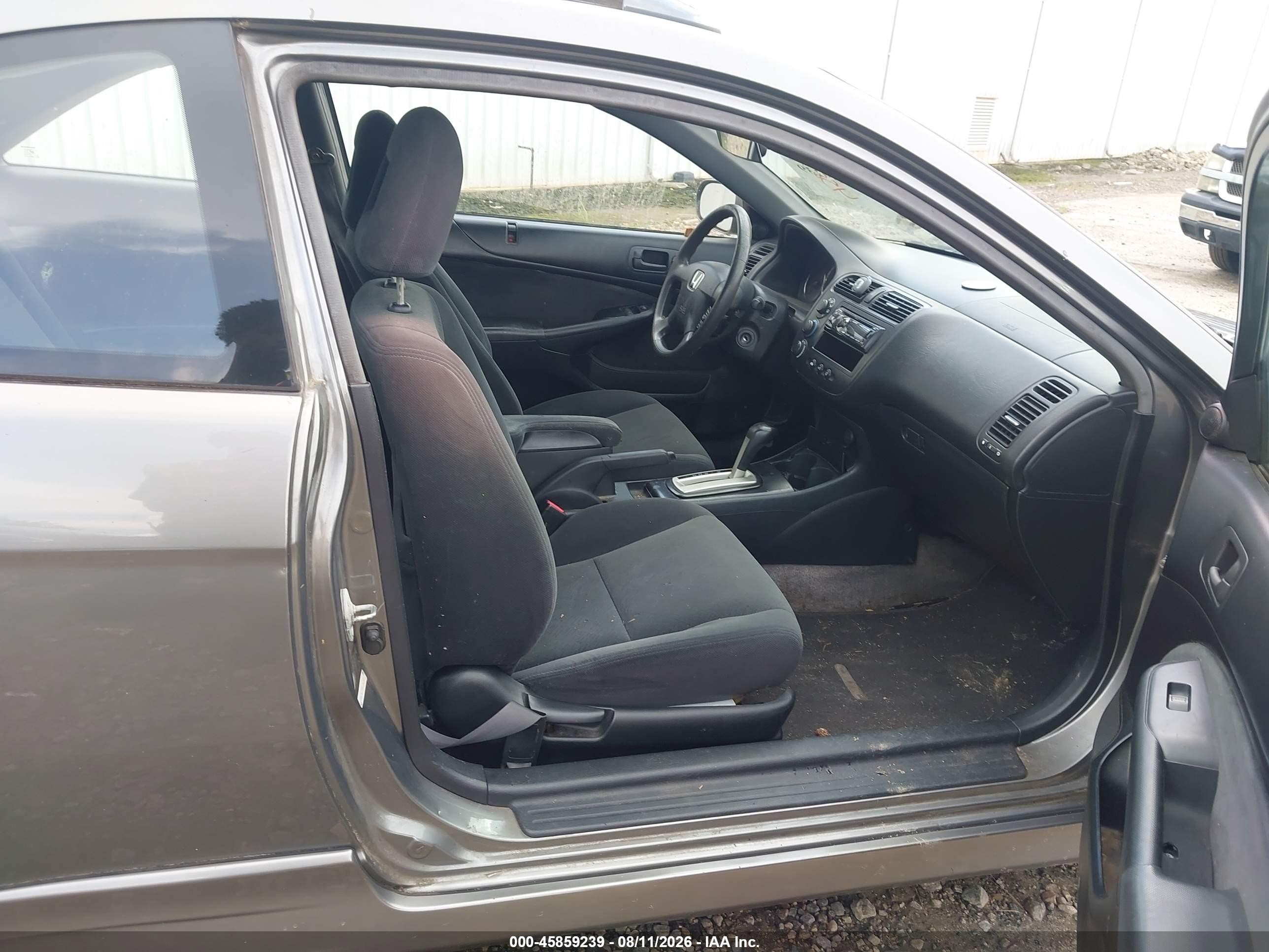 2005 Honda Civic Ex Silver vin: 1HGEM22995L046547