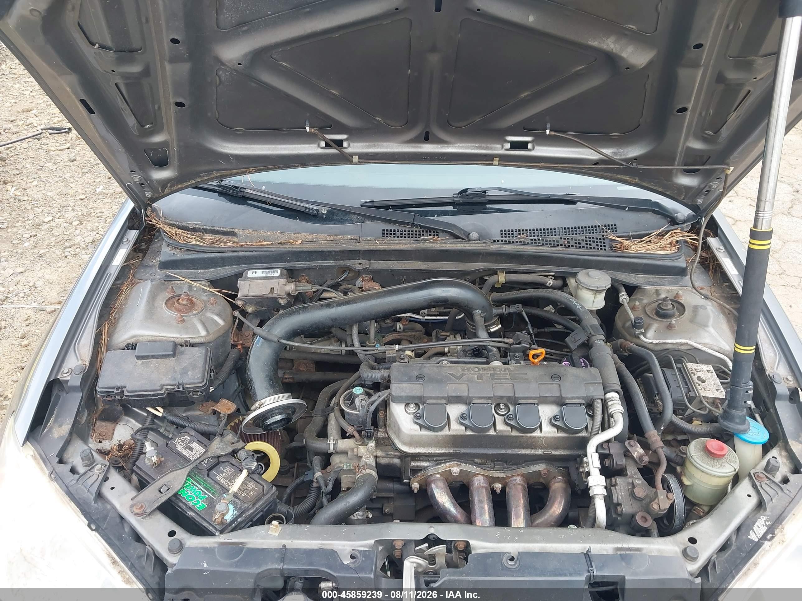 2005 Honda Civic Ex Silver vin: 1HGEM22995L046547