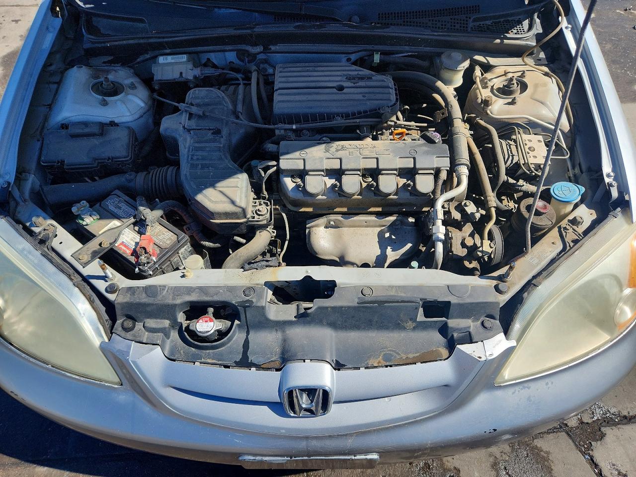2001 Honda Civic Si Silver vin: 1HGEM229X1L080653
