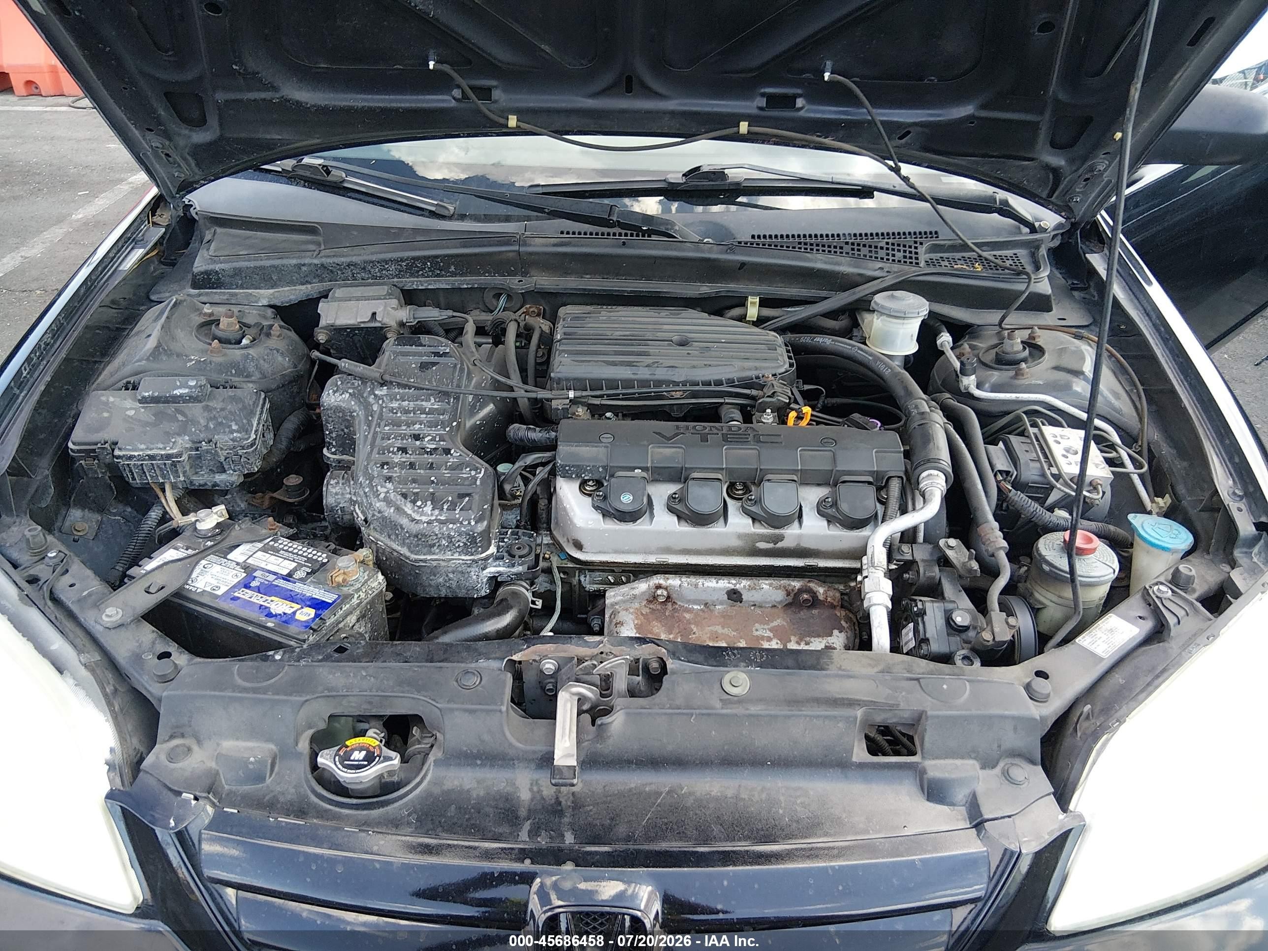 2002 Honda Civic Ex Black vin: 1HGEM229X2L026674