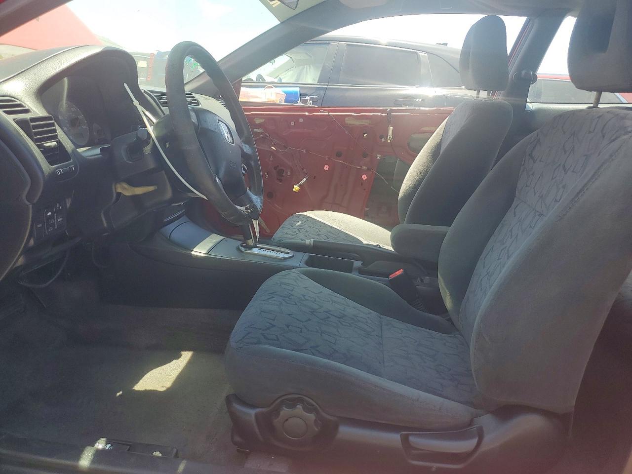 2002 Honda Civic Ex Red vin: 1HGEM229X2L071257
