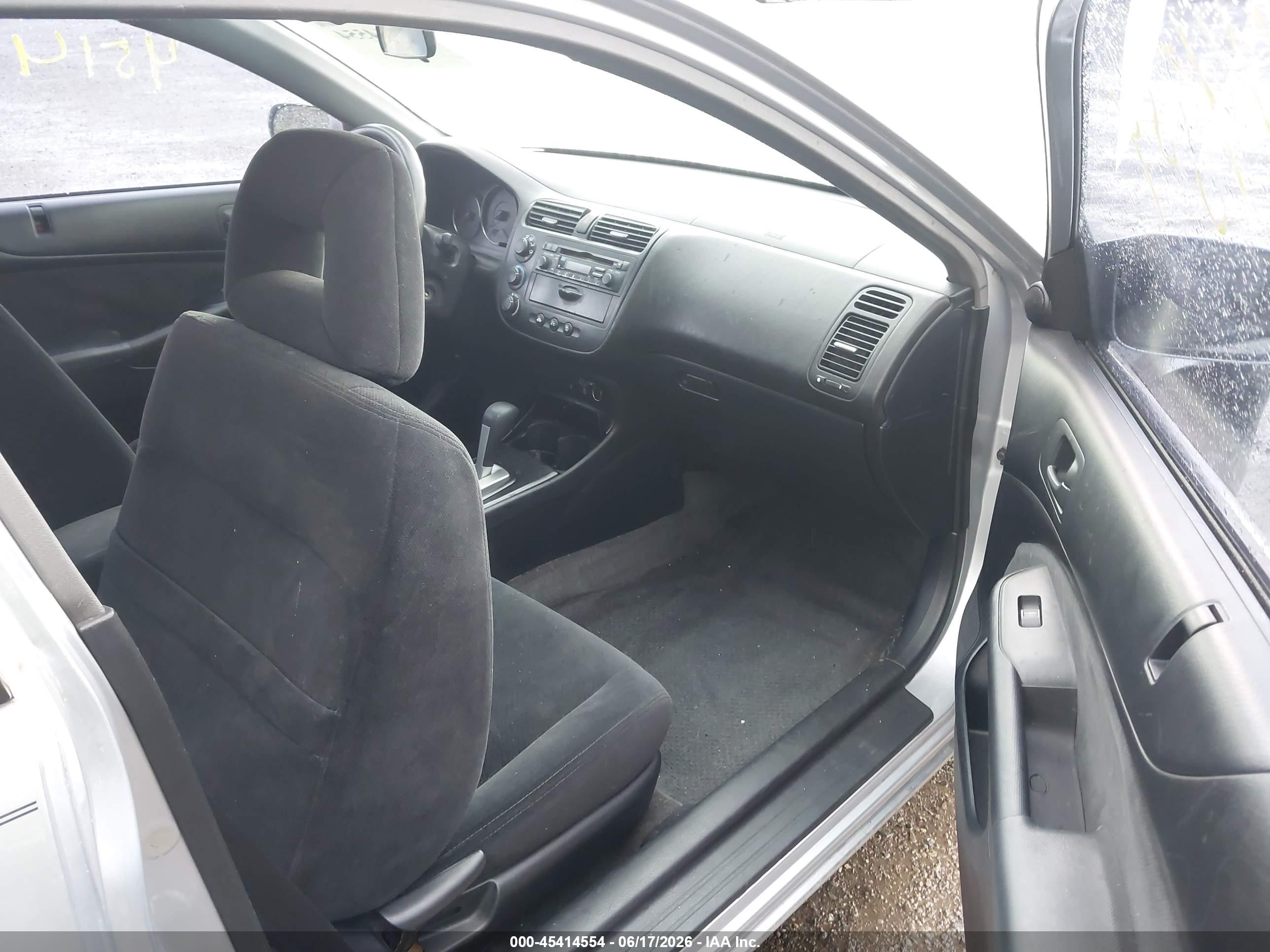 2003 Honda Civic Ex Silver vin: 1HGEM229X3L014090