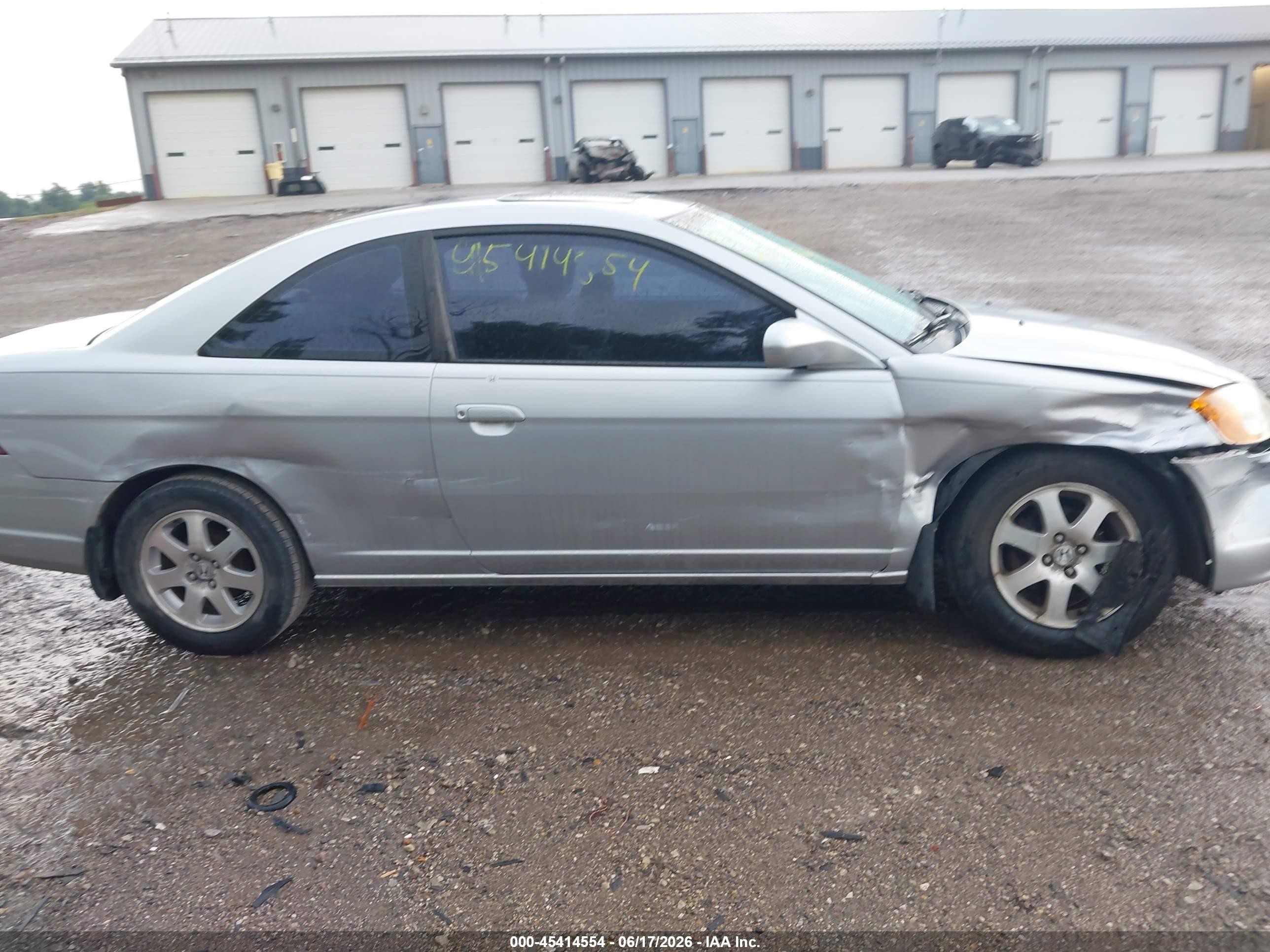 2003 Honda Civic Ex Silver vin: 1HGEM229X3L014090