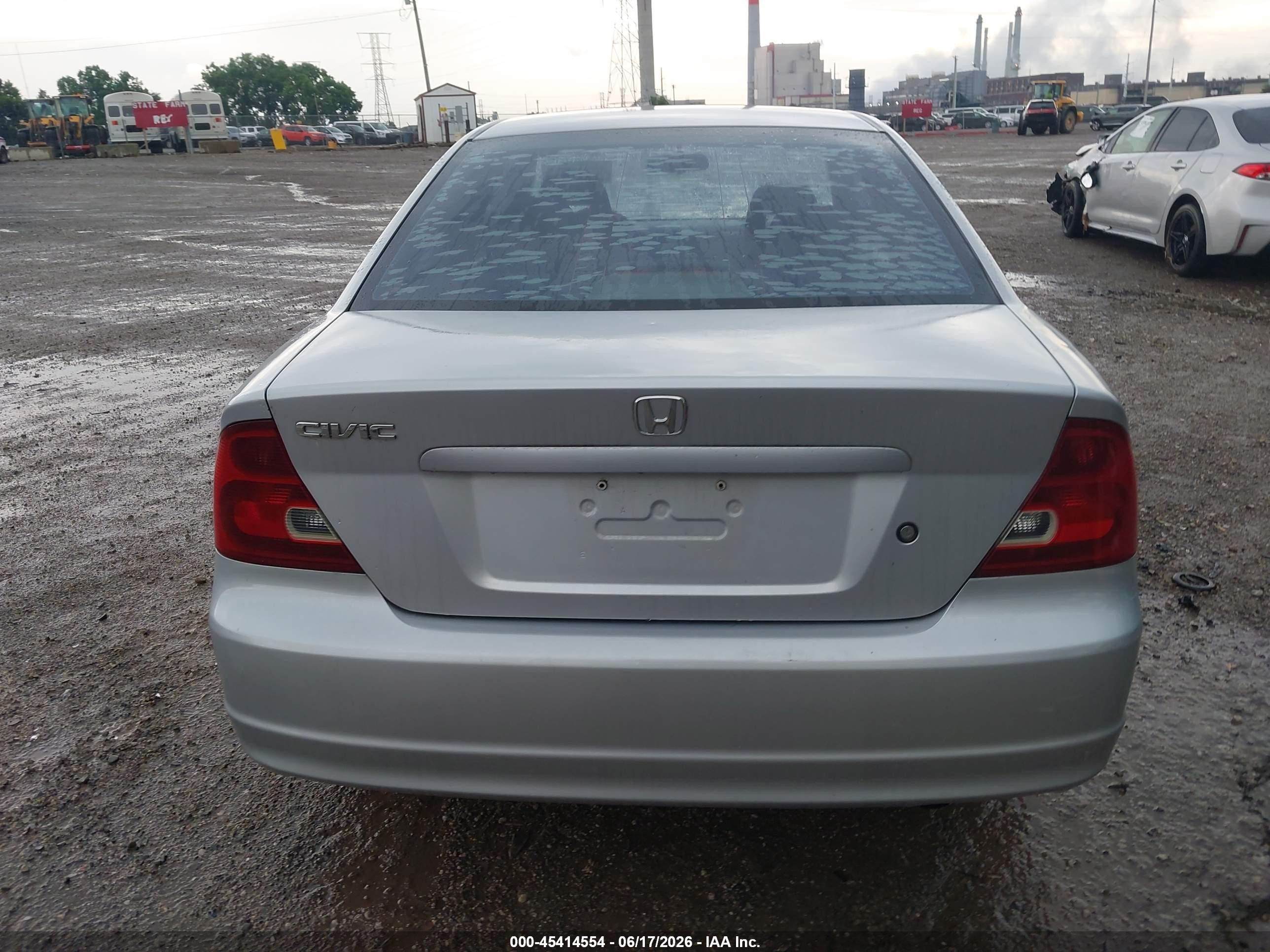 2003 Honda Civic Ex Silver vin: 1HGEM229X3L014090