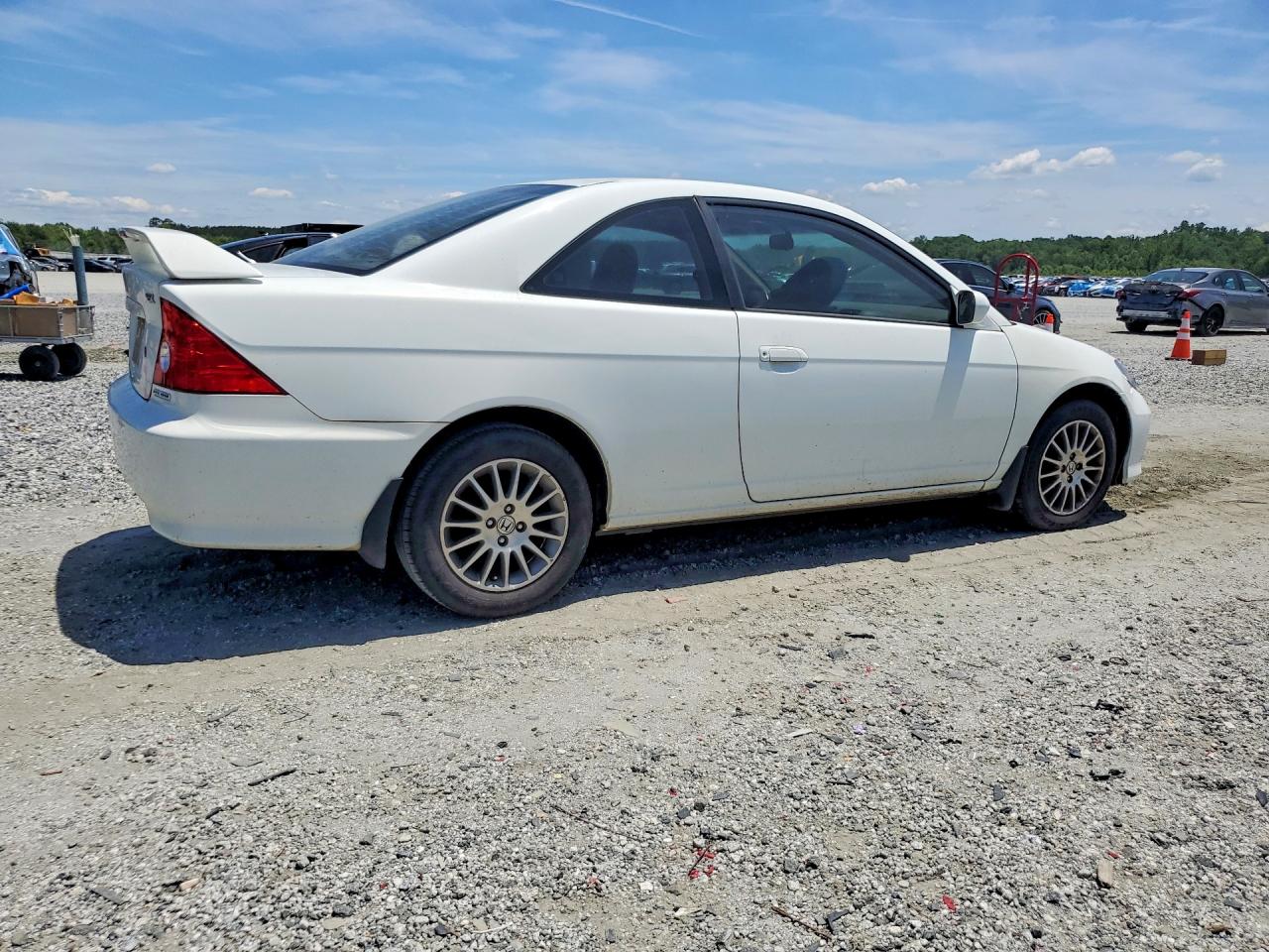 2005 Honda Civic Ex White vin: 1HGEM229X5L028946