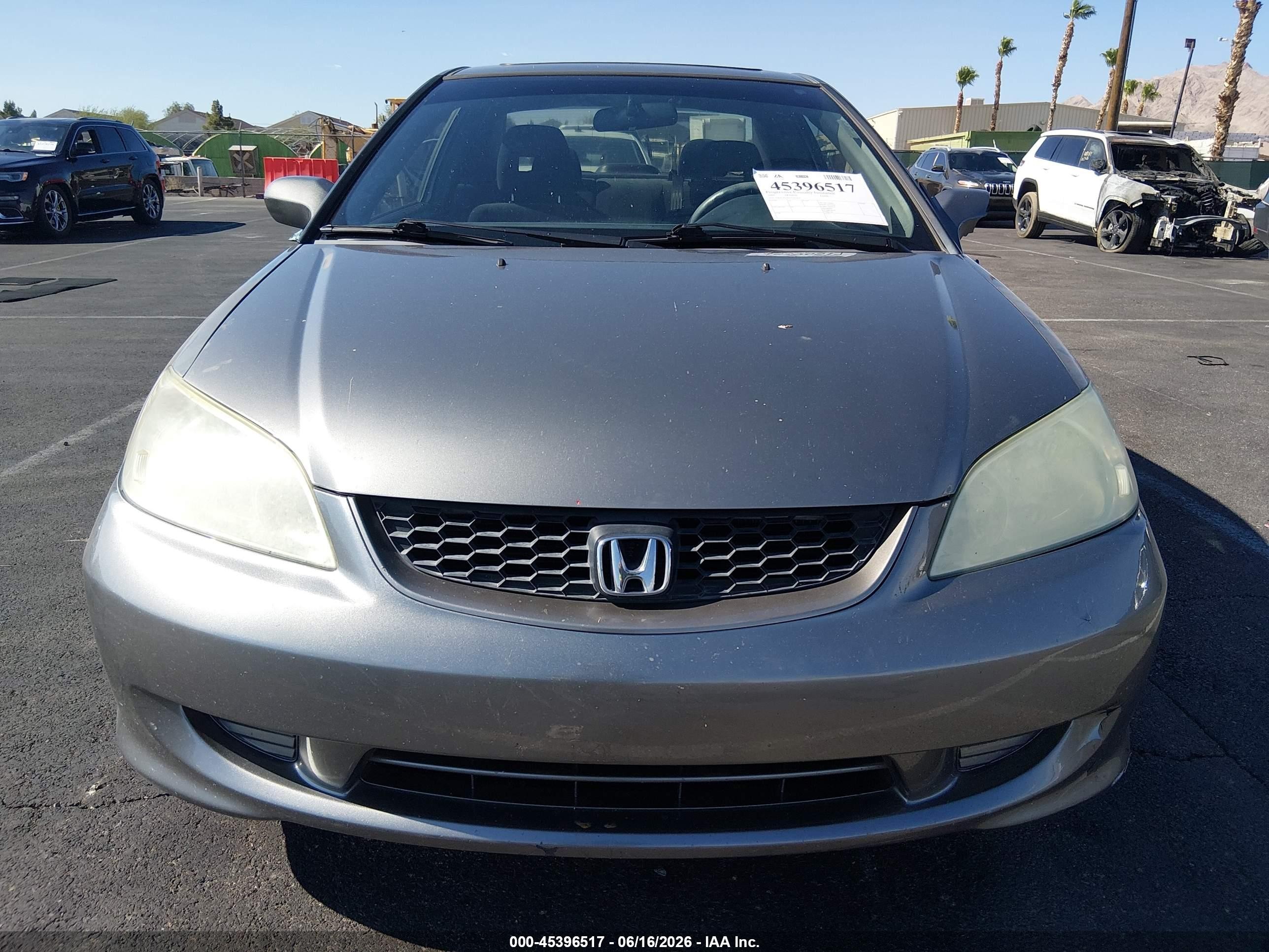 2005 Honda Civic Ex Black vin: 1HGEM229X5L043415