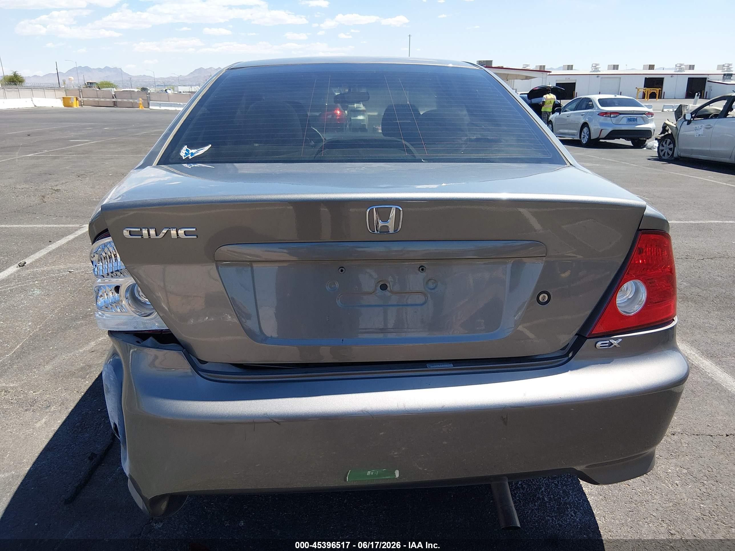 2005 Honda Civic Ex Black vin: 1HGEM229X5L043415
