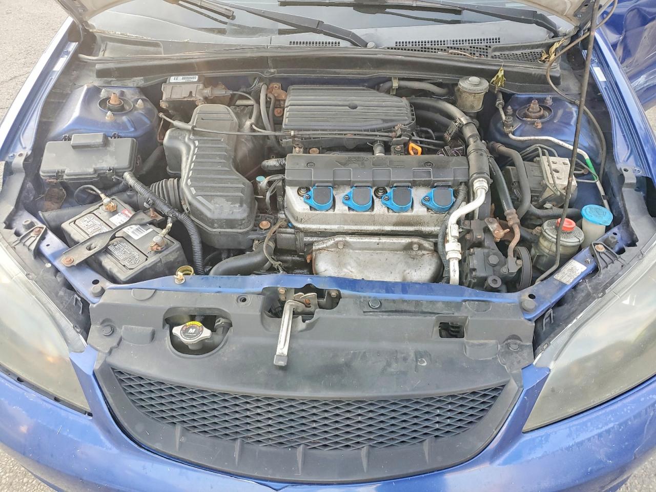 2005 Honda Civic Ex Blue vin: 1HGEM229X5L047139