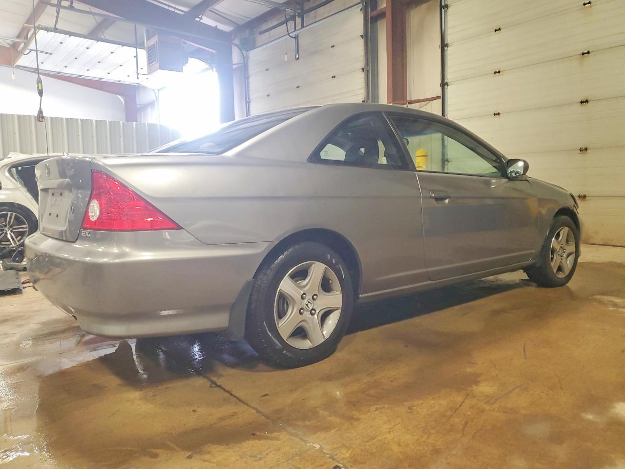 2005 Honda Civic Ex Gray vin: 1HGEM229X5L047691