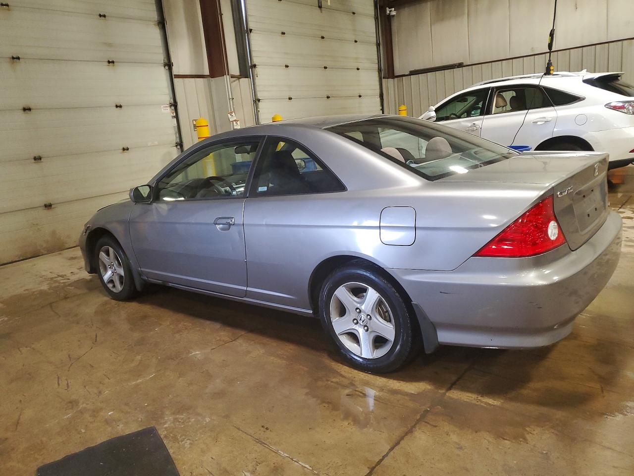 2005 Honda Civic Ex Gray vin: 1HGEM229X5L047691